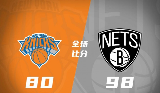 N夏联-篮网98-80轻取尼克斯 A-布鲁克斯21分 杰伦-威尔逊18+8